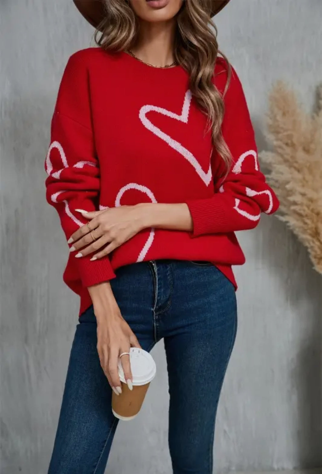 Red Valentines Sweater